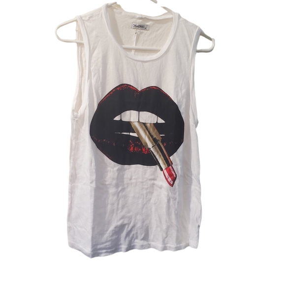Lauren Moshi Riley Lipstick Mouth tank - Picture 4 of 8